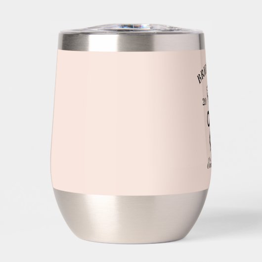 オーダーメイド バチェロレッテパーティー 花嫁の友達 ワインタンブラー (正面)