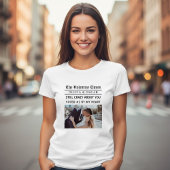 オーダーメイド バレンタイン新聞風デザイン Tシャツ