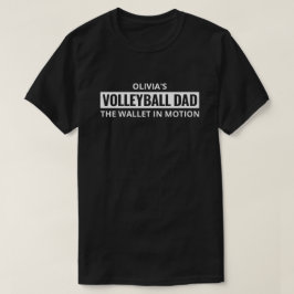オーダーメイド バレーボールお父さんギフト メンズ カスタム Tシャツ