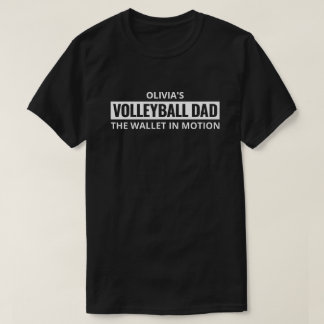 オーダーメイド バレーボールお父さんギフト メンズ カスタム Tシャツ