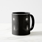 オーダーメイド バースデーマグカップ - 名前入り コーヒー カップ (正面右)
