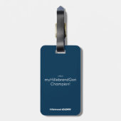 オーダーメイド ヒルブランド 5 ブルー 999 ラゲッジタグ (裏面縦)