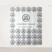 オーダーメイド ビジネス イベント コーポレート パーティー タペストリー (正面)