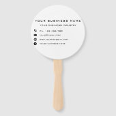 オーダーメイド ビジネス ハンド ファン カンパニー プロモーション (裏面)