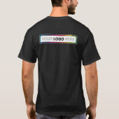 オーダーメイド ビジネス ユニフォームTシャツ - 裏面にロゴ Tシャツ (裏面)
