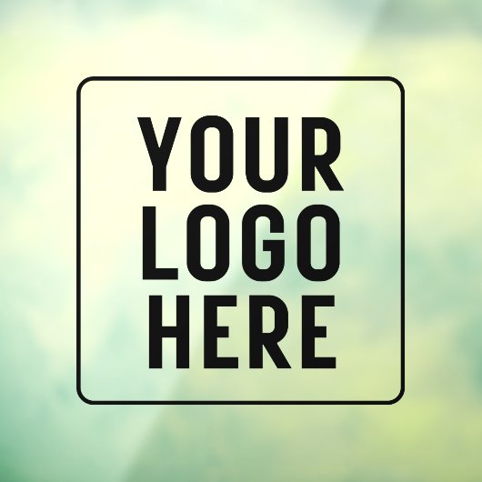 オーダーメイド ビジネス ロゴ カスタマイズ 店舗フロント ウィンドウサイン (シート3)