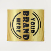 オーダーメイド ビジネス 企業 ブランド タペストリー (正面(横))