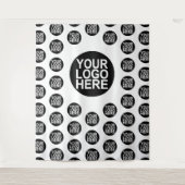 オーダーメイド ビジネス 企業 ロゴ タペストリー (正面)