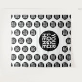 オーダーメイド ビジネス 会社 ロゴ タペストリー (正面(横))