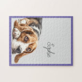 オーダーメイド ビーグル ジグソーパズル (横)