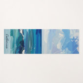 オーダーメイド ビーチ ウェーブ ヨガマット (正面(横))