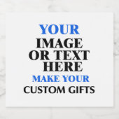 オーダーメイド ビールボトルラベル、ユニークなパーソナライズド ビールラベル (シングルラベル)