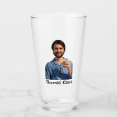 オーダーメイド ビール タンブラーグラス (正面)