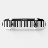 オーダーメイド ピアノ鍵盤 音楽 楽器 スケートボード (横)