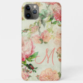 オーダーメイド ピンクのバラの花 フローラル柄 Case-Mate iPhoneケース (裏面)