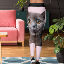 オーダーメイド ピンク黒ストライプの猫好きレディ