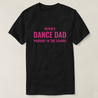 オーダーメイド ピンク ダンスパパ プレゼント 男性用 カスタム Tシャツ