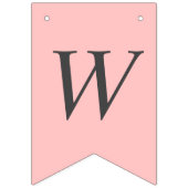 オーダーメイド ピンク プロポーズ 自宅で結婚してくれる？ バンティングフラッグ (第2の旗)