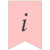 オーダーメイド ピンク プロポーズ 自宅で結婚してくれる？ バンティングフラッグ (第3の旗)