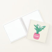 オーダーメイド ピースリリー観葉植物ノート ノートブック (内部)