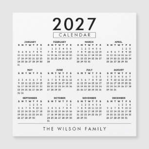 オーダーメイド ファミリー ウォールカレンダー 2027