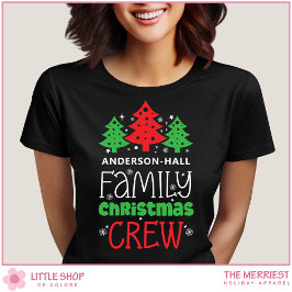 オーダーメイド ファミリー クリスマス クリュー Tシャツ