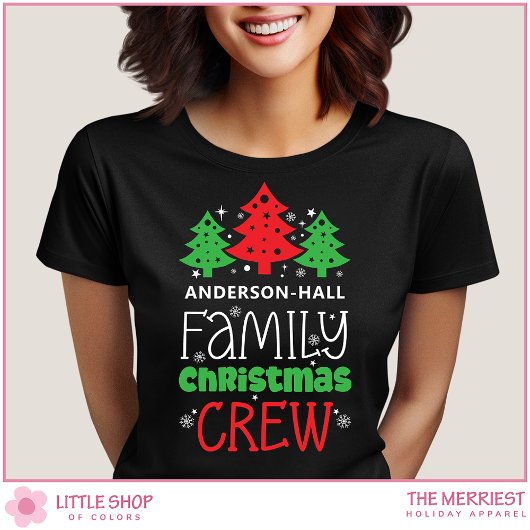 オーダーメイド ファミリー クリスマス クリュー Tシャツ