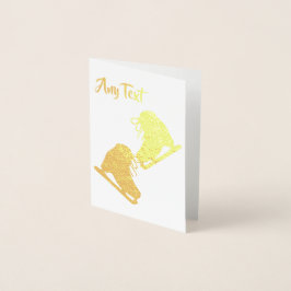 オーダーメイド フィギュア スケーティング 箔カード