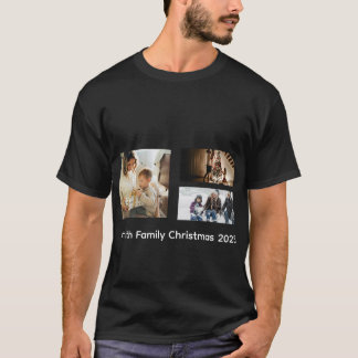 オーダーメイド フォトコラージュ クリスマス ファミリーグッズ Tシャツ
