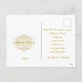 オーダーメイド フォトフレーム クリスマス&ニューイヤー シーズンポストカード (裏面)