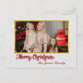 オーダーメイド フォトフレーム クリスマス＆ニューイヤー シーズンポストカード (正面)