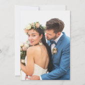 オーダーメイド フォト ウェディング サンキューカード (裏面)