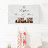 オーダーメイド フォト コラージュ 洗礼 誕生 背景 横断幕 (インサイチュ)