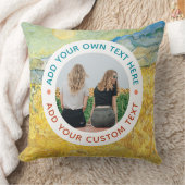 オーダーメイド フォト & テキスト ホーム デコ - パーソナライズ ギフト クッション (ブランケット)