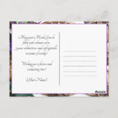 オーダーメイド フォト マーディ メモリーズ ポストカード (裏面)