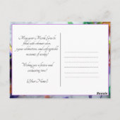 オーダーメイド フォト マーディ メモリーズ ポストカード (裏面)