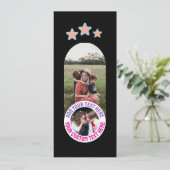 📸 オーダーメイド フォト & メッセージ カード – お名前入りテキスト (スタンド正面)