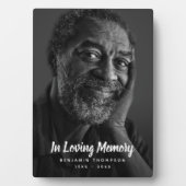 オーダーメイド フォト 個人メモリアル 追悼式 フォトプラーク (正面)