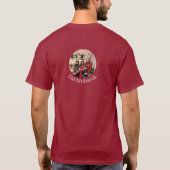 オーダーメイド フォト 写真 友達 家族 Tシャツ (裏面)