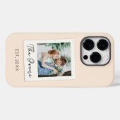 オーダーメイド フォト 記念日 カップル 新婚 家族 Case-Mate iPhoneケース (裏面 (横))