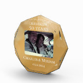 オーダーメイド フォト 50周年 ゴールド アニバーサリー 記念ギフト (右)