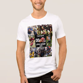 オーダーメイド フットボール 写真コラージュ スポーツ トライブレンドTシャツ