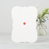 オーダーメイド フラット ノートカード | テーブル プレイスクカード (スタンド正面)