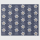 オーダーメイド フラワーアーティスト フォト 「メリークリスマス」 バイオレット ラッピングペーパー (フラット)