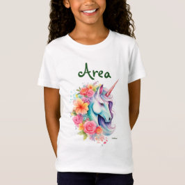 オーダーメイド フラワーユニコーン キッズTシャツ Tシャツ