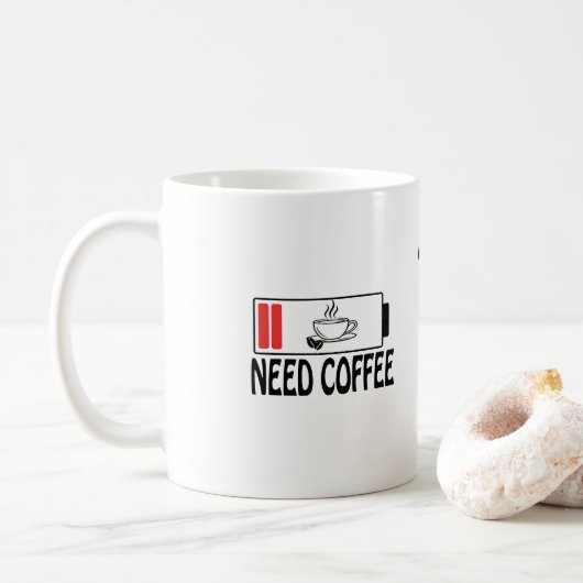 オーダーメイド フラワー 陶器 コーヒーマグ コーヒーマグカップ (ドーナツ)