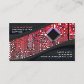 オーダーメイド フランス製コンピュータービジネスカード 名刺 (正面)