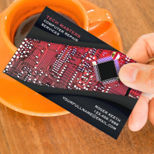 オーダーメイド フランス製コンピュータービジネスカード 名刺