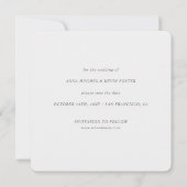 オーダーメイド フル フォト ウェディング セーブザデート (裏面)