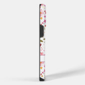 オーダーメイド フローラル 水彩画 iPhoneケース (右側面)